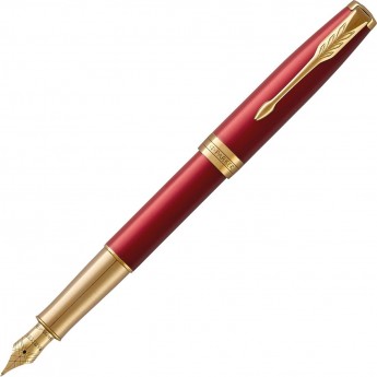 Ручка перьевая PARKER ESSENTIAL SONNET LAQUE RED GT F Ручка перьевая PARKER ESSENTIAL SONNET LAQUE RED GT F