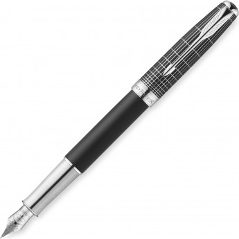 Ручка перьевая PARKER SONNET SE CONTORT BLACK CISELE, F
