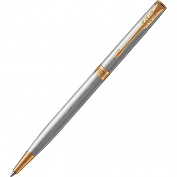 Тонкая шариковая ручка PARKER ESSENTIAL SONNET STAINLESS STEEL GT М Тонкая шариковая ручка PARKER ESSENTIAL SONNET STAINLESS STEEL GT М